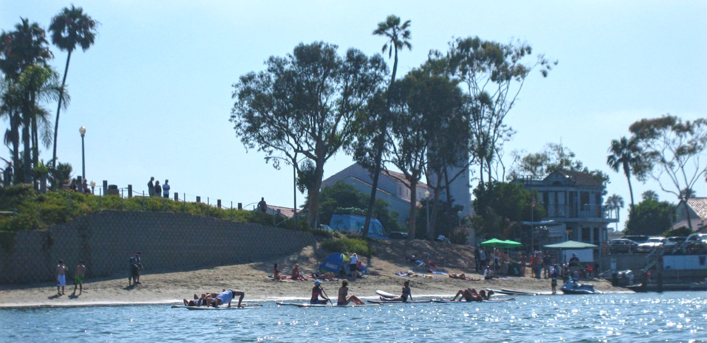 SUP Yoga in the bay
